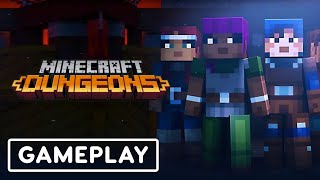 Minecraft Dungeons The Creeping Winter DLC  3 Minutes of Gameplay  gamescom 2020 [upl. by Letsyrhc167]