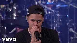 J Cole  Work Out Live on Letterman [upl. by Annuaerb]