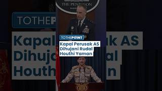 Kapal Perusak AS Dihujani Rudal Houthi Yaman di Laut Merah Pentagon Klaim Berhasil Tangkis Serangan [upl. by Goldi724]