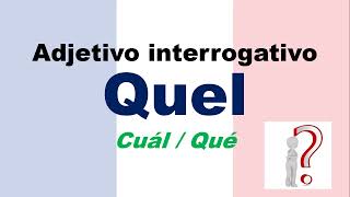 Diferencias entre QUEL QUELS QUELLE y QUELLES CuálCuáles [upl. by Beichner]