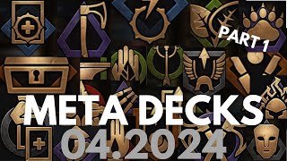 GWENT  April 2024  META DECKS  Top 10 decks in April 2024  PART 1 [upl. by Maier]