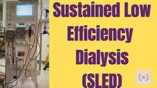 Sustained Low Efficiency Dialysis SLEDAdvantages and disadvantages of SLEDComplications of SLED [upl. by Bender]