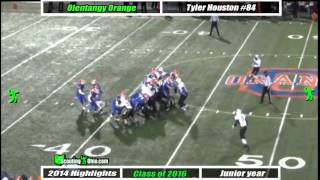 2016 Tyler Houston Olentangy Orange DE84 Jr yr [upl. by Alle]