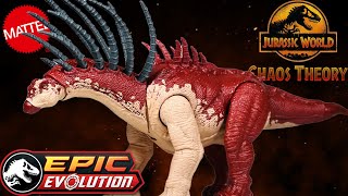 Mattel Chaos Theory Bajadasaurus Review Jurassic World Epic Evolution Gigantic Trackers [upl. by Tymon]