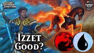 Is Izzet any Good now that Outlaws of Thunder Junction is released  Standard Ranked [upl. by Dorthea404]