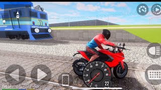 Train sai lagai race vs bike😫indianbikedriving3d gaming [upl. by Ciapha]