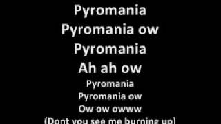 Cascada  Pyromania LYRICS [upl. by Isabelle]