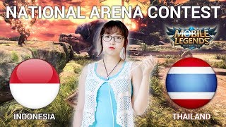 INDONESIA VS THAILAND  National Arena Contest Cast by Kimi Hime  21052018 [upl. by Everara630]