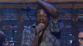 TV On The Radio  Wolf Like Me  Live on Letterman  HD amp in sync [upl. by Tuhn62]