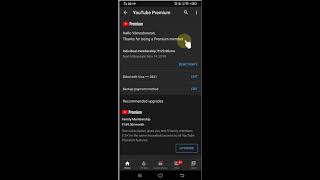 How to CANCEL your YOUTUBE PREMIUM in ANDROID MOBILE [upl. by Edge]