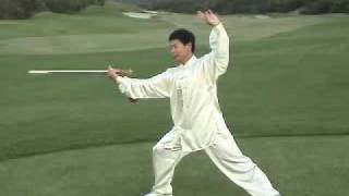 Tai Chi Sword Form 32 Yang Taiji Jian [upl. by Melita852]