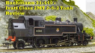 Bachmann 31440  Ivatt Class 2MT 262 Tank Review [upl. by Fulbert]