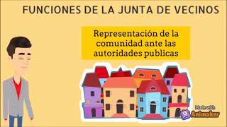 FUNCIONES DE LA JUNTA DE VECINOS [upl. by Jammal]