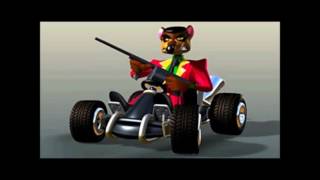 CTR Pinstripe Potoroo voicetauntsquotes lines Crash Team Racing [upl. by Annaehr]