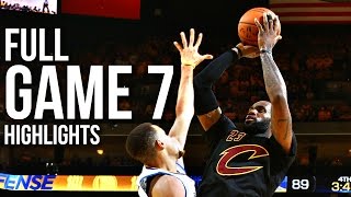 Warriors vs Cavaliers Game 7 NBA Finals  061916 Full Highlights [upl. by Arlyn]