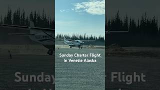 Charter Flight In North Alaska alaskalife alaska venetie shorts [upl. by Drwde95]