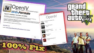 How to Fix OpenIV and Install Offline  OpenIV not Installing [upl. by Errick]