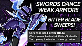 WEAK ARMOR CERULEDGE SWEEPS IN POKEMON SHOWDOWN [upl. by Dyna721]