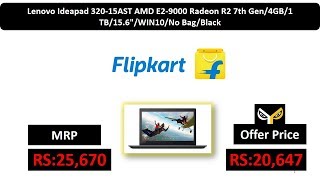 Lenovo Ideapad 32015AST AMD E29000 Radeon R2 7th Gen4GB1 TB156quotWIN10No BagBlack [upl. by Tarra]