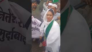 AIMIM की जानिब से रखे गए मुंबई मलाड मालवानी एहतेजाज़ में नितेश राणे की तस्वीर और पुतले को जूतों [upl. by Ycnay]