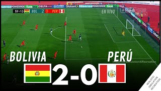 BOLIVIA vs PERÚ 20 HIGHLIGHTS • Simulación amp Recreación de Video Juego [upl. by Naujet]