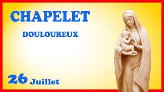 CHAPELET 🙏 Vendredi 26 Juillet  Mystères Douloureux [upl. by Kamat987]