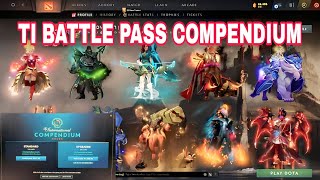 DOTA 2 BATTLE PASS COMPENDIUM ARCANA IMMORTAL AND SET 20232024 [upl. by Tehc]