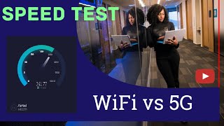 Speed test 5G Vs ACT fiber [upl. by Attirb428]