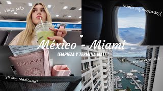 viajo sola a Miami termina mal VLOG [upl. by Albers]