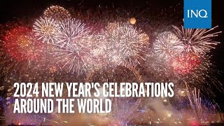 2024 New Years celebrations around the world [upl. by Connie]