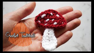 Autumn Crochet Toadstool Tutorial 🍄 [upl. by Niliak]