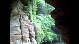 Hocking Hills State Park  Rock House Hiking Trail Ohio State Park [upl. by Daryn]