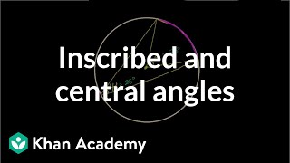 Inscribed angle theorem proof  High School Geometry  High School Math  Khan Academy [upl. by Karee]