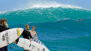 SURFING XXL SUNSET BEACH WITH JOHN JOHN FLORENCE [upl. by Assenej]