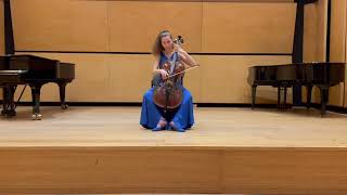 Gabrielli Ricercar VII Renana Levin 15  cello [upl. by Lenwood]