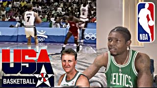 1992 LARRY BIRD DREAM TEAM HIGHLIGHTS  LARRY LEGEND REACTION TEAM USA 🇺🇸 [upl. by Audrie717]