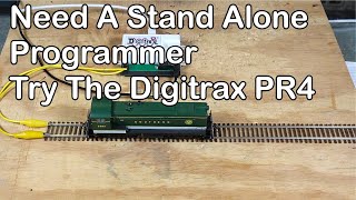 Need A Stand Alone Programmer Try The Digitrax PR4 336 [upl. by Wolfy]