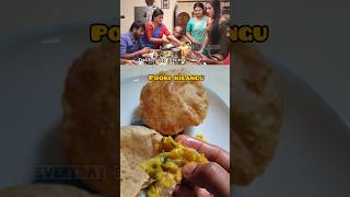 Poori kilangu😋 siragadikka aasai serial recipe🤤trending vijaytv shorts [upl. by Goldshlag]