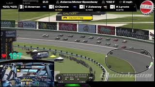 iRacing at Atlanta Motor Speedway in the Friday Night Beer League Cup Series [upl. by Aiuqram]