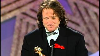 Golden Globes 1992 Robin Williams Wins the Award for Best Actor in a Motion Picture [upl. by Kohsa]