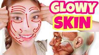 5mins Full Face Lifting Massage For Glowing Skin You Must Do Every Night [upl. by Latsyc]