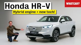 2022 NEW Honda HRV walkaround – BIG changes for hybrid SUV  What Car [upl. by Atirrehs]