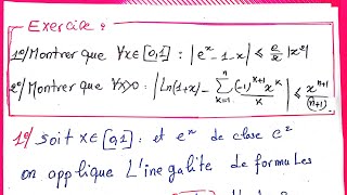 exetcice Formules de Taylor  Partie 1 Linégalité de Taylor Lagrange Expliquée [upl. by Crowns]