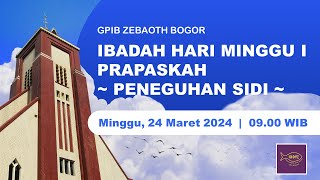 IBADAH HARI MINGGU I PRAPASKAH  PENEGUHAN SIDI  Minggu 24 Maret 2024  0900 WIB [upl. by Arielle93]