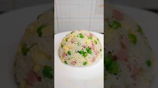 RISO ALLA CANTONESE✨ricettefacili ricetteveloci cookingvideo riso uova piselli shorts [upl. by Edgell]