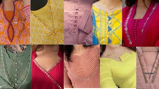 latest kurti neckline 2024  gle ki design  trendy amp designer neck design [upl. by Canning]