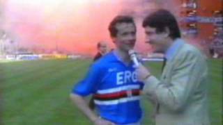 Sampdoria 30 Lecce  Campionato 199091 [upl. by Ahsercul350]