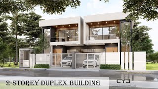 Project 45 2STOREY DUPLEX MODERN HOUSE  15x21m LOT  House Tour  HOUSE DESIGN [upl. by Ernald229]