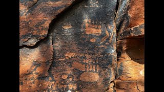 The Bear Claw Petroglyphs amp OthersNear Sedona [upl. by Freed252]