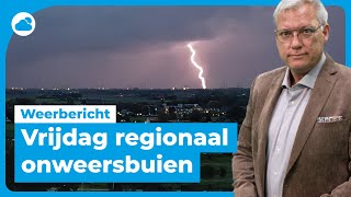 Weerbericht na prachtig lentemiddag volgen buien [upl. by Akamahs334]